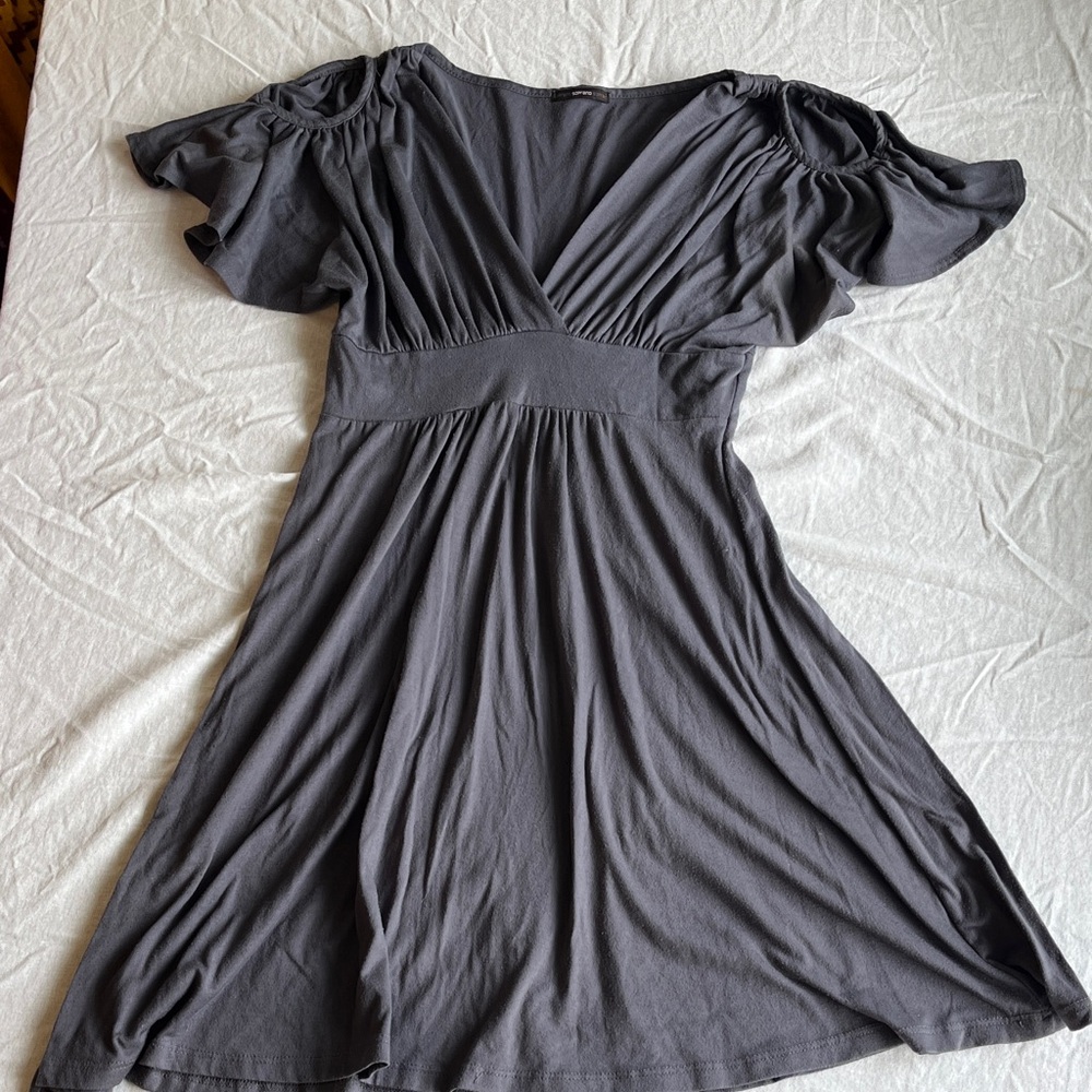 Chic Charcoal Mini Dress